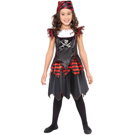 Merirosvotyttö Naamiaisasu Lapsille