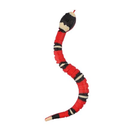 Smart Sensing Snake Toy Interaktiv Simulering Induktion Elektrisk Snake Toy för Halloween Jul April Fools