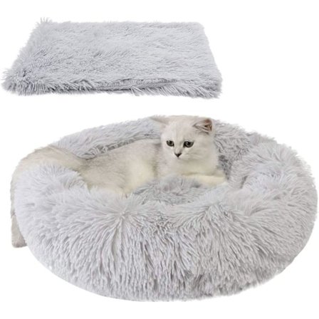 Queta Kattehule Hundeseng Rund Kattehus med Måtte Killingehule Blød