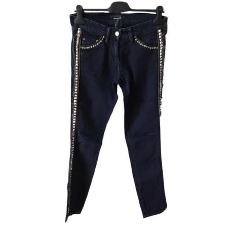 Isabel Marant Pre-owned, Pre-owned Cottonjeans Zwart, Dames, Maat:ONE Size