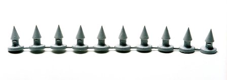 Z 41601000 Stift 1000-pak, til plastplader Grå, Installation