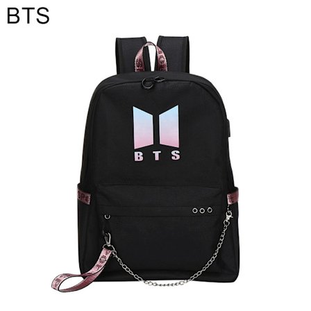 BT21 Skolväska Chain Backpack Axelväskor