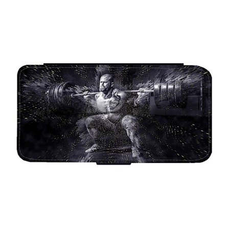 Tyngdlyftning iPhone 16 Plus Flip Mobilfodral