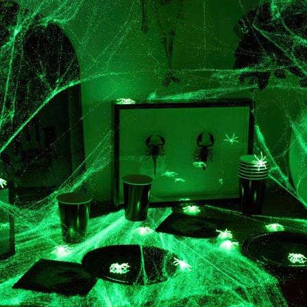 Glow In the Dark Hämähäkinverkko