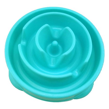 Lemmikkiruokakulho Anti-tukehtumiskulho Koirankulho Kissakulho Hidas ruoka Sininen S KLB