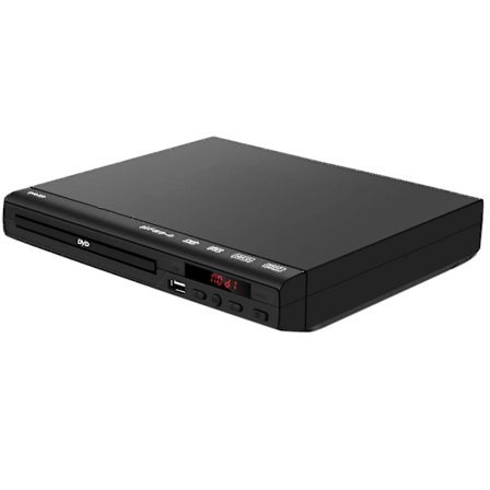 DVD-spelare kompatibel med TV, Regionsfri DVD CD-skivspelare AV-utgång Inbyggd / Ntsc, USB-ingång, Fjärrkontroll