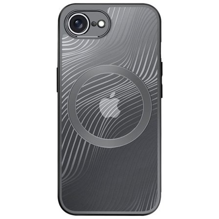 Coque MagSafe - Dux Ducis - iPhone 16e - Antichok - Bi materiale - Sort Transparent