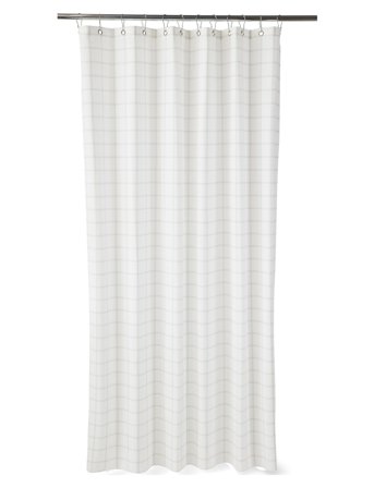 compliments Room Shower Curtain W/Eyelets 200 Cm - White - 140X200CM