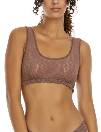 Hanky Panky Hanky Panky Daily Lace, Lined Scoop Neck Bralette - Pink - XS