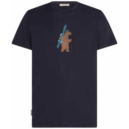 Icebreaker M's Merino 150 Tech Lite SS Tee Bear Tour Midnight Navy
