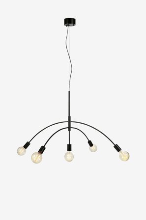 Markslöjd - Riippuvalaisin CRUX, 5 lamppua - Musta - Riippuvalaisimet - - Homeroom