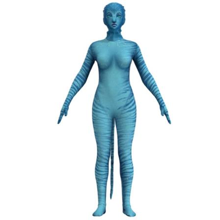Vuxen Anime Kostym Halloween Cosplay Jumpsuit 150