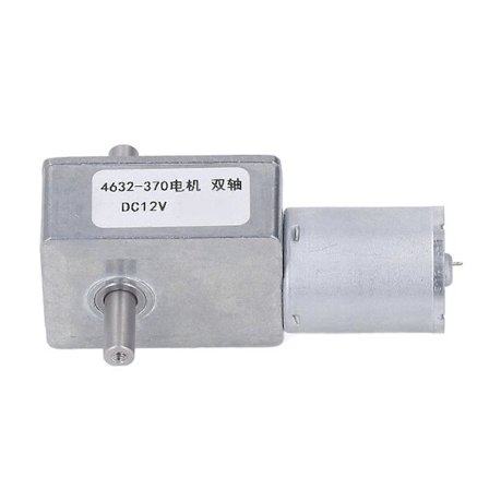 Højkvalitets 4632-370 DC-reduktionsmotor DC12V dobbeltaksel 66RPM