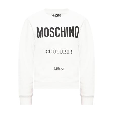 Moschino - Hoodies - Vit - Dam - Storlek: M, Dam, Storlek: M