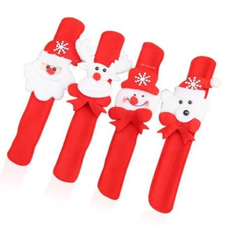 TD barnarmband Jul snaps leksak snögubbe present fest dekoration färg skönhet ljusstyrka tecknad kall snö