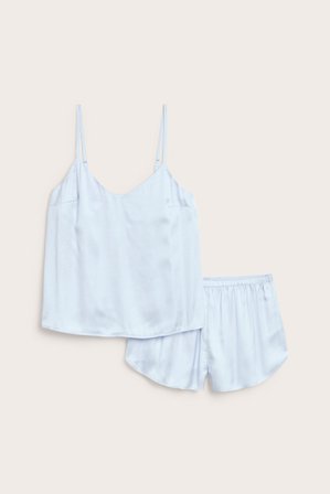 Kappahl | Satengpyjamas | Blå