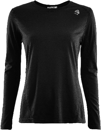 Aclima W's Lightwool Sportshirt Jet Black