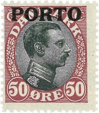 Danmark 1921 - Portomærke AFA 7 - Postfrisk