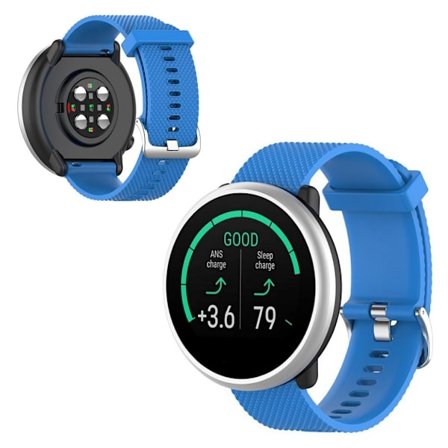 Polar Ignite yksinkertainen silikoninen kellonauha - Taivaansininen