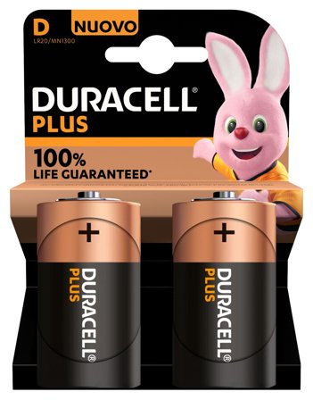 Duracell Plus 100 D Single-Use Battery