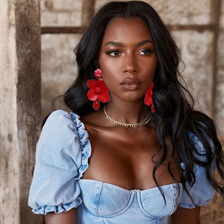 Heytea Retro Tåreformet Stor Blomst Hængende Øreringe Boho Lagdelt Blomsterblad Drop Øreringe Statement Mode Øresmykke Til Kvinder Piger