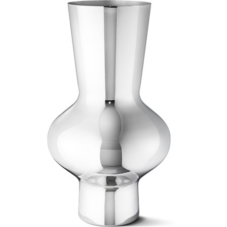 Georg jensen Alfredo Vase H47 cm. ' - 'Stål