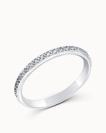 Eternity Ring Jessica 18K White Gold - Natural Diamonds från VANBRUUN