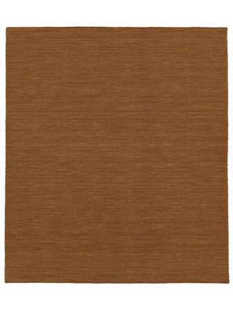 Kelim Loom 250X300 Large Brown Plain (Single Colored) Wool Rug