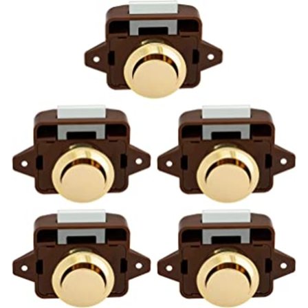 5 sæt trykknaplåse til skabslåger til kahyt