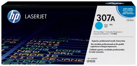 HP 307A cyan LaserJet-tonerkassett, original, 884420306191