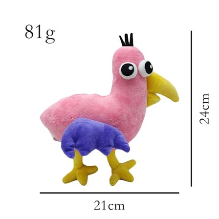 Garten of Banban Plysch Jumbo Josh mjukdjursdocka Z Red white Pink