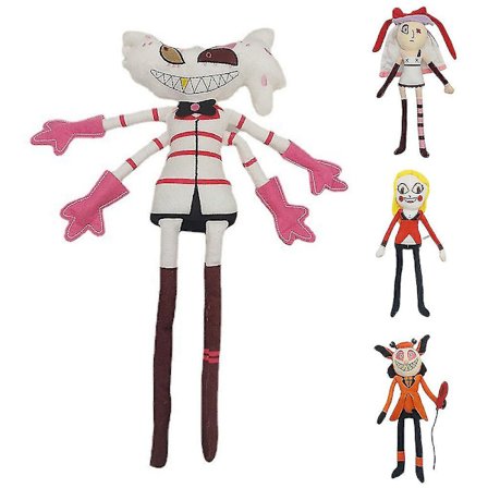 Hazbin Hotel Pehmolelut Alastor Anime-hahmo Pehmeä Täytetty Eläin Pehmolelut Nuket - SNNGV(A)