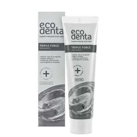 Ecodenta Triple Force Tannkrem 100 ml