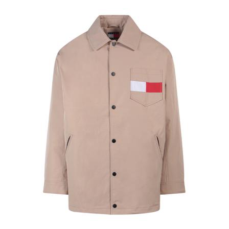 Tommy Hilfiger, Coats Beige, Heren, Maat:S
