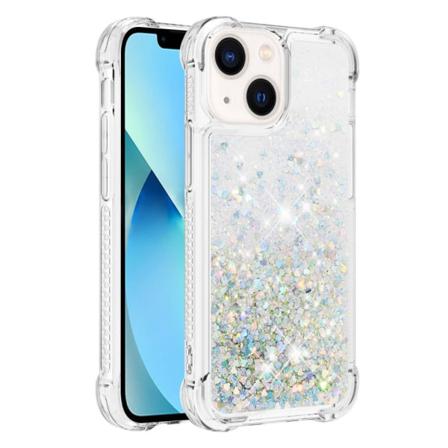 Glitter Bling Tpu Case Iphone 14 Silver
