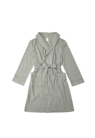 Å WOMAN Våfflad morgonrock SELMA Morgonrockar Grön XS