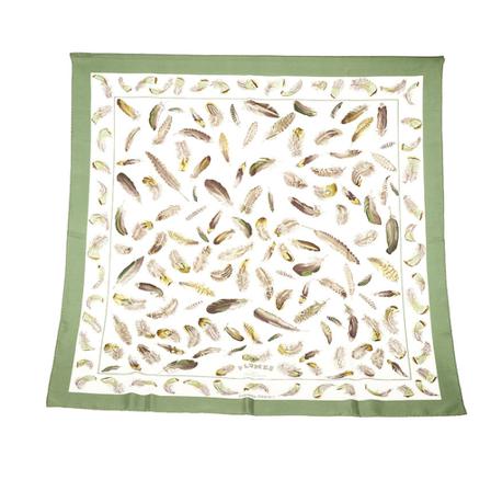 Hermès Vintage Scarves Grøn, Dame Vintage Accessories, Størrelse: ONE Size