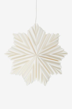 Jotex - ATRIA julestjerne ø 56 cm Naturhvit - Kjøp Julestjerner hos Jotex