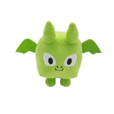 Cube Cat Plys Legetøj Plys Dukke Gave 20 cm green