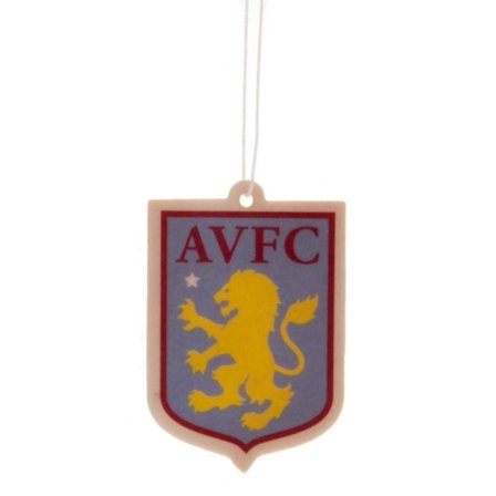 Store Black Friday-tilbud! Aston Villa FC Crest Luftfrisker One Size Claret Rød/Gul/B Claret Rød/Gul/Blu