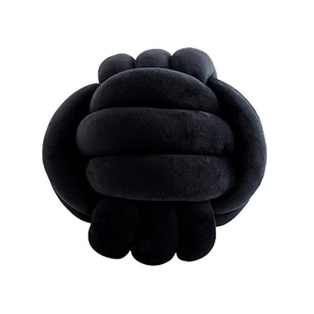 Knudebold Pude, Rundt Knyttet Plys Pude Accent Pude Til Preppy DB