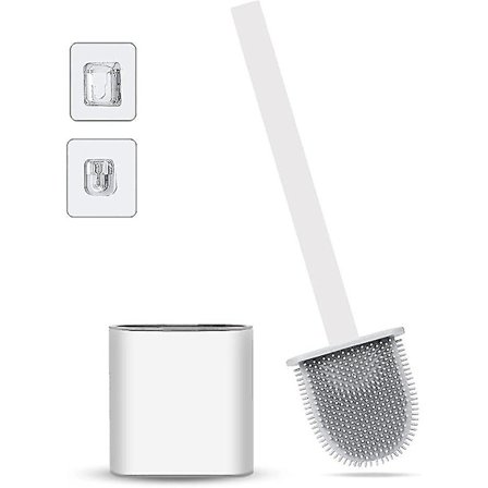 Toalettbørste Badsett Dyp Rengjøring Sklisikker Håndtak