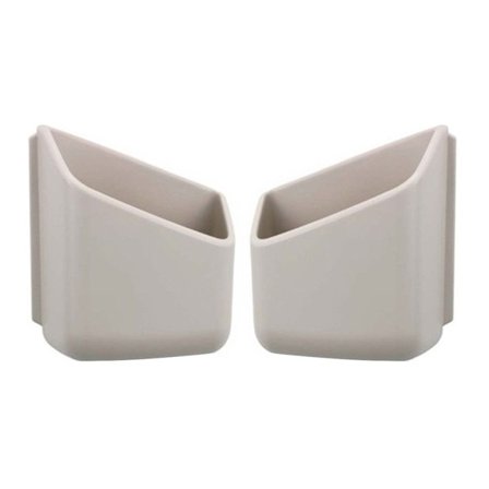 2stk Bil Oppbevaringsboks Bil Organizer BEIGE