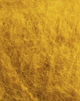 Garn Brushed Alpaca 50 g Sennep - Svarta Fåret