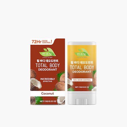 HANCHOBIT Kroppsvårdsstift Kokos Långvarig Djuprengörande Smak Uppfriskande Icke-fet Mild Ingrediensformula