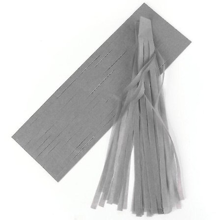 5 st Tissuepapperslingor med fransar Girlang Festdekoration Bröllop Hem (champagne)