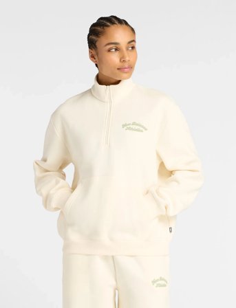 New Balance Linear Heritage Fleece Half Zip - Cream - L