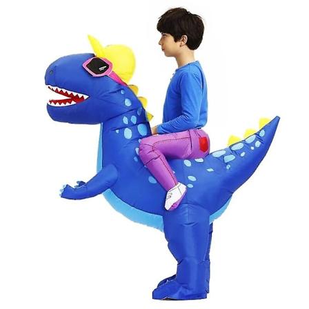 Barn T-rex Dinosaur Oppustelig Dragt Børn Anime Purim Halloween Julefest Cosplay Kostumer Kjole Kostume Til Drenge Piger Børnestørrelse 7 kids size7 