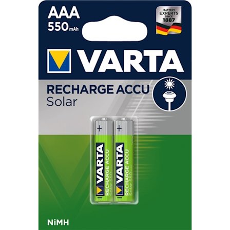 AAA (Micro)/HR03 (56733) genopladeligt batteri - 550 mAh, 2 stk. i blisterpakning