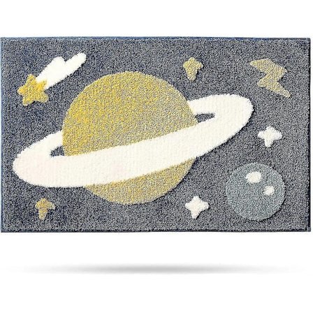 Badrumsmatta Söt Rymd Badrumsmatta (planet, 40x60 cm)